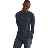 FALKE Wool-Tech Longsleeve warmend anti zweet functioneel ondergoed Baselayer-Shirt heren blauw