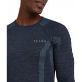 FALKE Wool-Tech Longsleeve warmend anti zweet functioneel ondergoed Baselayer-Shirt heren blauw