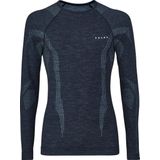 FALKE Wool-Tech Longsleeve warmend anti zweet functioneel ondergoed Baselayer-Shirt heren blauw