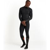 FALKE Wool-Tech Long Tights warmend, anti zweet functioneel ondergoed sportbroek heren zwart