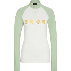 Falke - L/S Dames Thermoshirt - Off-White - Gerecycled Materiaal