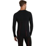 FALKE heren lange mouw shirt Warm - thermoshirt - zwart (black)