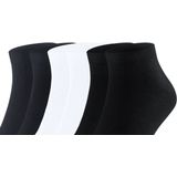 FALKE - Sneakersokken - Zwart - Katoen - Multipack