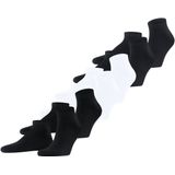 FALKE - Sneakersokken - Zwart - Katoen - Multipack
