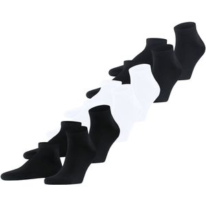 FALKE - Happy 6-Pack - Enkelsokken - Veelkleurig - Katoen - Maat 43-46