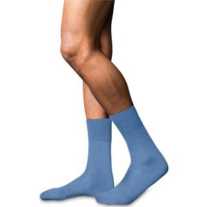 FALKE - No. 6 - Herensokken - IJsblauw - Merino & Zijde