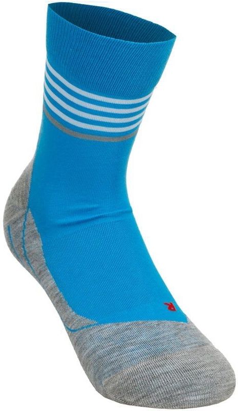 FALKE - RU4 Endurance Reflect - Hardloopsokken - Oceaanblauw - Medium Demping, Vochtabsorberend, Reflecterende Details