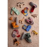 FALKE - Huissokken - Grijs - Merinowol - Antislip Noppenprint