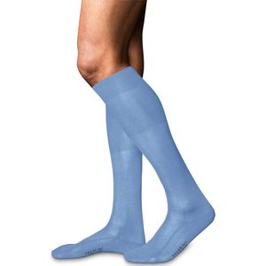 FALKE - Kniekousen No. 9 - Blauw - Katoen - Lang - 1 Paar