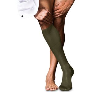 FALKE - No. 9 - Kniekousen - Groen - Pure Fil d'Ecosse