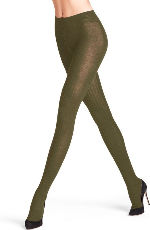 FALKE - Cross Knit - Panty - Shire Green