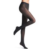 FALKE Matt Deluxe eenkleurig materiaal transparant 30 DEN panty dames grijs - maat S