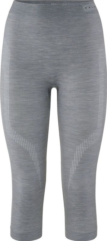 FALKE dames 3/4 tights Wool-Tech - thermobroek - grijs (grey-heather)
