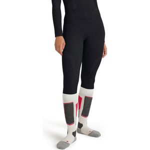 FALKE Wool-Tech 3/4 sneldrogend wol functioneel functioneel ondergoed dames zwart - maat XL