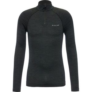 FALKE Zip Shirt Wool Tech Heren 33480 3000 black