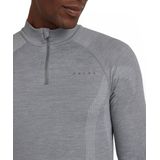 FALKE heren lange mouw shirt Wool-Tech - thermoshirt - grijs (grey-heather)