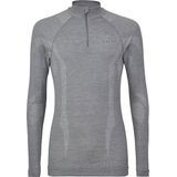 FALKE heren lange mouw shirt Wool-Tech - thermoshirt - grijs (grey-heather)