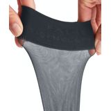 FALKE - Seidenglatt - Pantykousjes - Grijs - 15 DEN, Transparant, Drukvrij Comfort Manchet