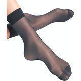 FALKE - Seidenglatt - Pantykousjes - Grijs - 15 DEN, Transparant, Drukvrij Comfort Manchet