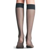 FALKE - Pantykniekousen - Transparant - Nylon - 15 denier - 1 Paar