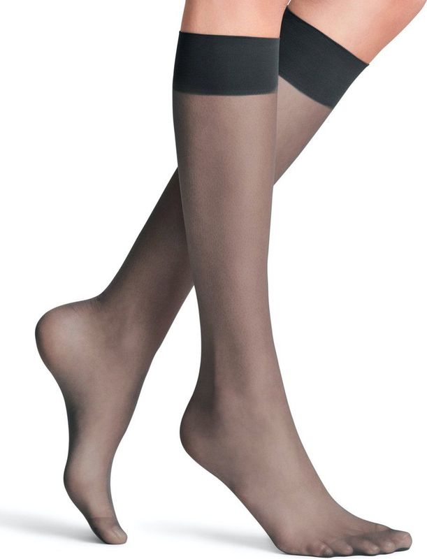 FALKE - Pantykniekousen - Transparant - Nylon - 15 denier - 1 Paar