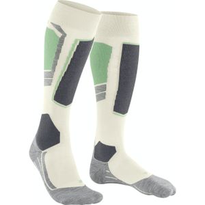 FALKE - SK4 - Functionele Skisokken - Wit - Dunne Wol, Sneldrogend Materiaal