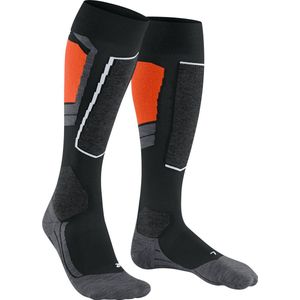 FALKE SK4 Advanced - Dames Skiing Kniekousen - Zwart - Materiaal