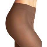 FALKE Dames Panty Pure Matt 50 DEN W Ti halfdoorzichtig eenkleurig 1 paar, Bruin Caramel 5042, M