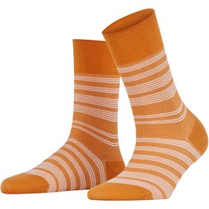 FALKE - Sensitive Sunset Stripe - Sokken - Oranje - Lyocell, 1 Paar