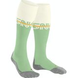 FALKE SK4 Advanced dames skiing kniekousen - groen (quiet green) - Maat: 39 - 40