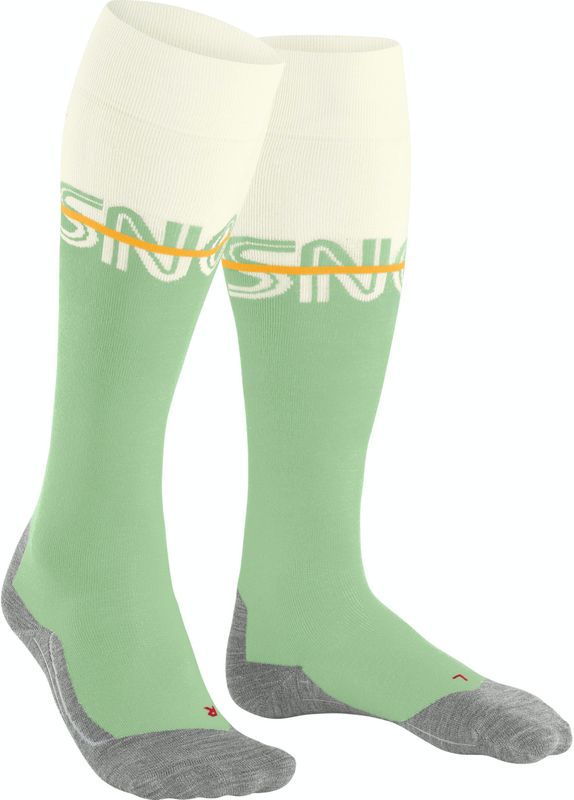 FALKE SK4 Advanced dames skiing kniekousen - groen (quiet green) - Maat: 39 - 40