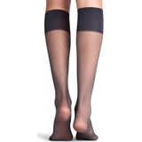 FALKE - Pure Matt 20 - Kniekousen - Transparant - Gerecycled Polyamide