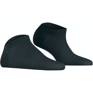 FALKE - Fine Softness - Sneakersok - Zwart - Natuurlijke Vezels