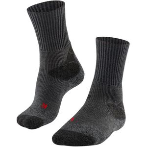 FALKE Heren Wandelsokken TKX Expedition M So wol functioneel materiaal anti-blaar dik 1 paar, Grijs Asphalt Melange 3180, 46-48