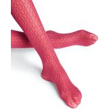 FALKE - Panty Cryptogram 30 DEN - Rood - Gedessineerd - 1 Stuk