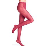 FALKE - Panty Cryptogram 30 DEN - Rood - Gedessineerd - 1 Stuk