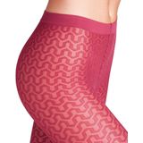 FALKE - Panty Cryptogram 30 DEN - Rood - Gedessineerd - 1 Stuk