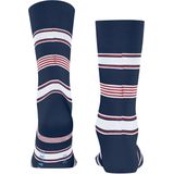 FALKE - Marina Stripe - Sokken - Blauw - Versterkt, Duurzaam Katoen, Maat 41-42