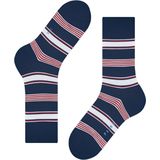 FALKE - Marina Stripe - Sokken - Blauw - Versterkt, Duurzaam Katoen, Maat 41-42
