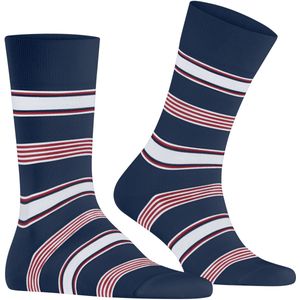 FALKE - Marina Stripe - Sokken - Blauw - Versterkt Duurzaam Katoen