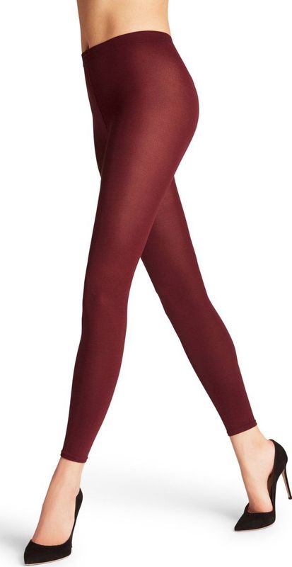 FALKE Cotton Touch ondoorzichtig Katoen legging dames rood