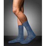 FALKE - Highshine - Sokken - Blauw - Zijde Katoen, Maat 39-40