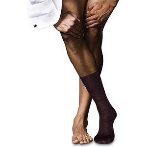 FALKE - Highshine - Licht Glanzend - Zijde Katoen Sokken - Rood - Maat 41-42