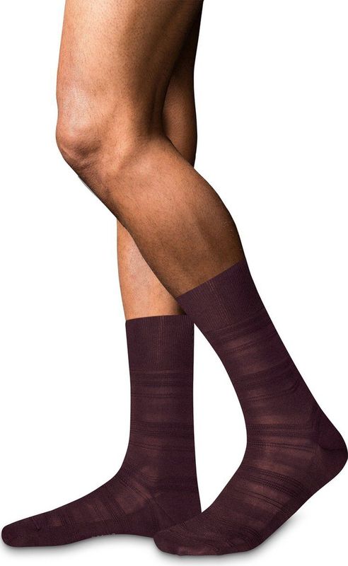 FALKE - Highshine - Licht Glanzend - Zijde Katoen Sokken - Rood - Maat 41-42