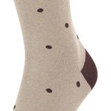 FALKE Dot Gedessineerd Huissokken - Beige - Katoen