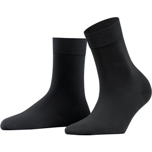 FALKE Fine Softness lichte gevoel elegant materiaal halfdoorzichtig 50 DEN sokken dames zwart - maat 35-38
