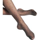 FALKE - Dot Vitalize - Panty - Transparant - 20 DEN - Dames - Grijs