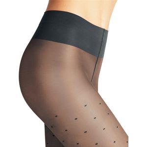 FALKE - Dot Vitalize - Panty - Grijs - 20 DEN - Fantasiepatroon - 1 Paar