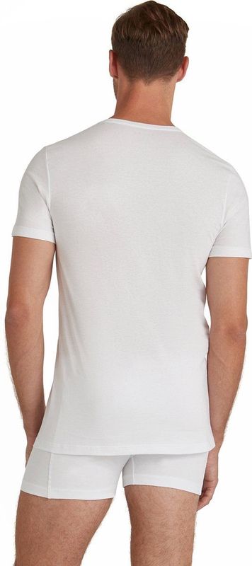 FALKE - Daily Natural - T-shirt - Wit - Korte Mouw