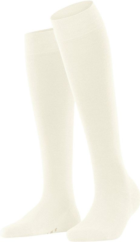 FALKE - Softmerino - Kniekousen - Wit Off-White - 1 paar